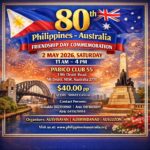 Invitation : 80th Philippines Australia Friendship Day Commemoration