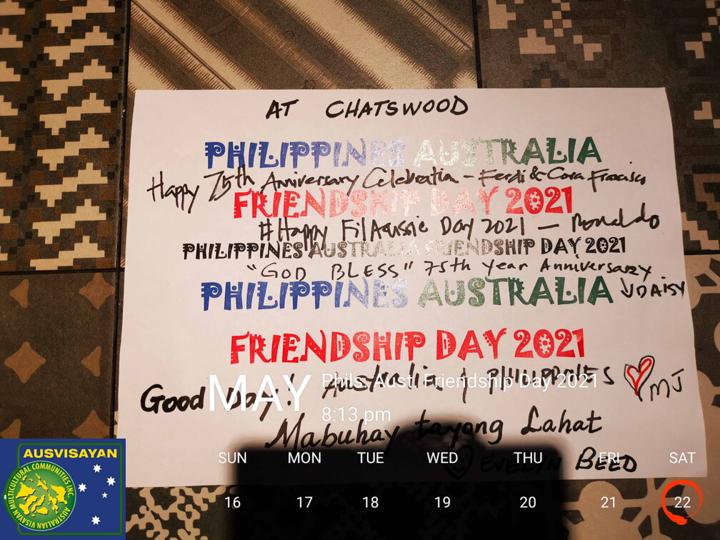 2021 Philippines Australia Friendship Day